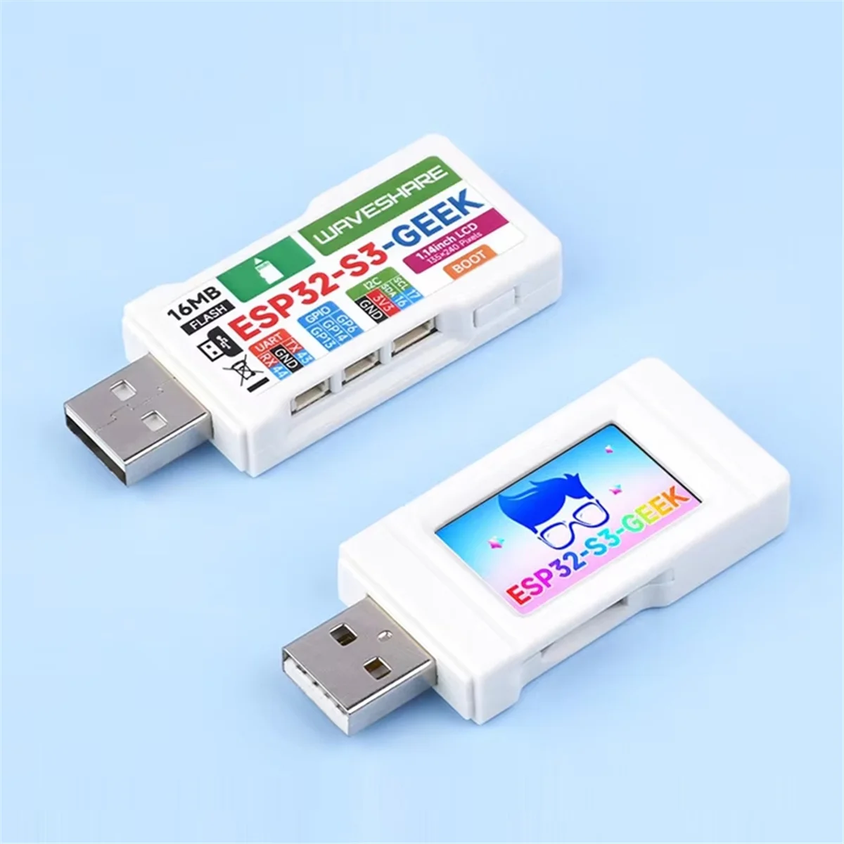 

Розничная торговля! Плата разработки ESP32-S3-GEEK на базе чипа контроллера ESP32-S3R2 с 1,14-дюймовым цветным ЖК-дисплеем 65K поддерживает Wi-Fi и Bluetooth