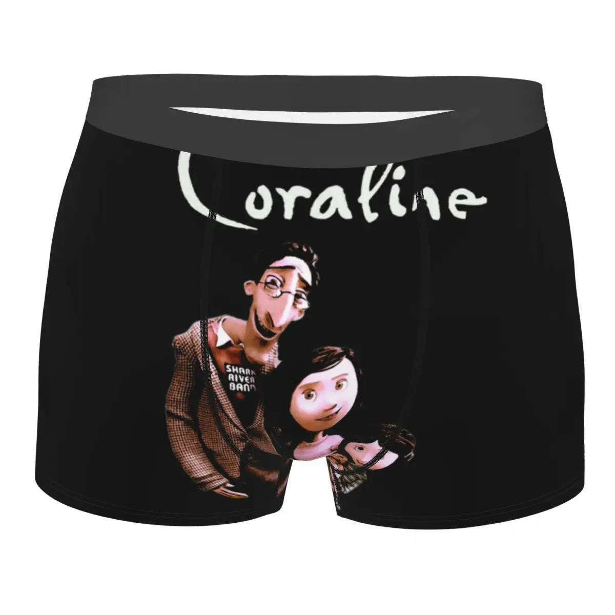 

Male Fashion Coraline Underwear Boxer Briefs Men Breathbale Shorts Underpants