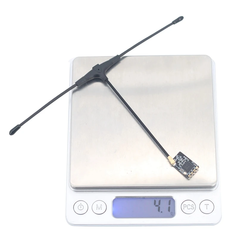 Приемник ELRS 915 МГц NANO Expresslrs с антенной Т-типа для RC FPV траверсирующих дронов, запчасти, аксессуары