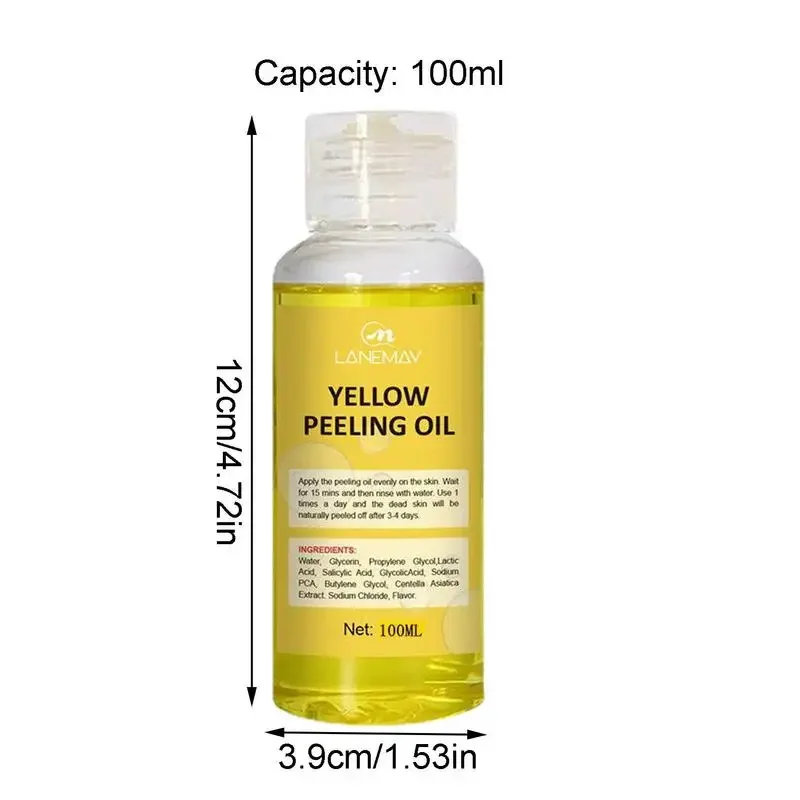 Yellow Peeling Oil Strong Yellow Peeling Oil Lighten Elbows Knees Hands Melanin Even Skin Tone And Whiten Skin