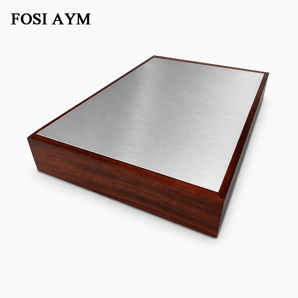 FOSI AYM 430x300x65mm Sapele Wood Frame Tube Amplifier Chassis HiFi Valve Amp DIY Audio Enclosure Case for Preamplifier DIY