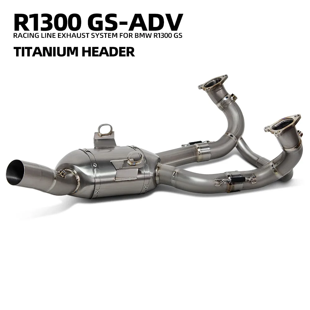 

R1300ADV Exhaust Manifold For BMW R1300 R1300RS 1300GS Motorcycle Escape Kit Adventure Motorbike Headers Tube Fit OEM Muffler