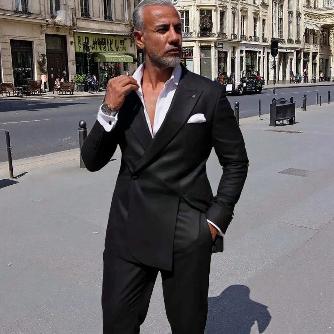 

Модный дизайн, мужской костюм из 2 предметов, свадебный жених, мужской пиджак на одной пуговице, повседневный пиджак для выпускного вечера, жениха, повседневный облегающий пиджак, брюки