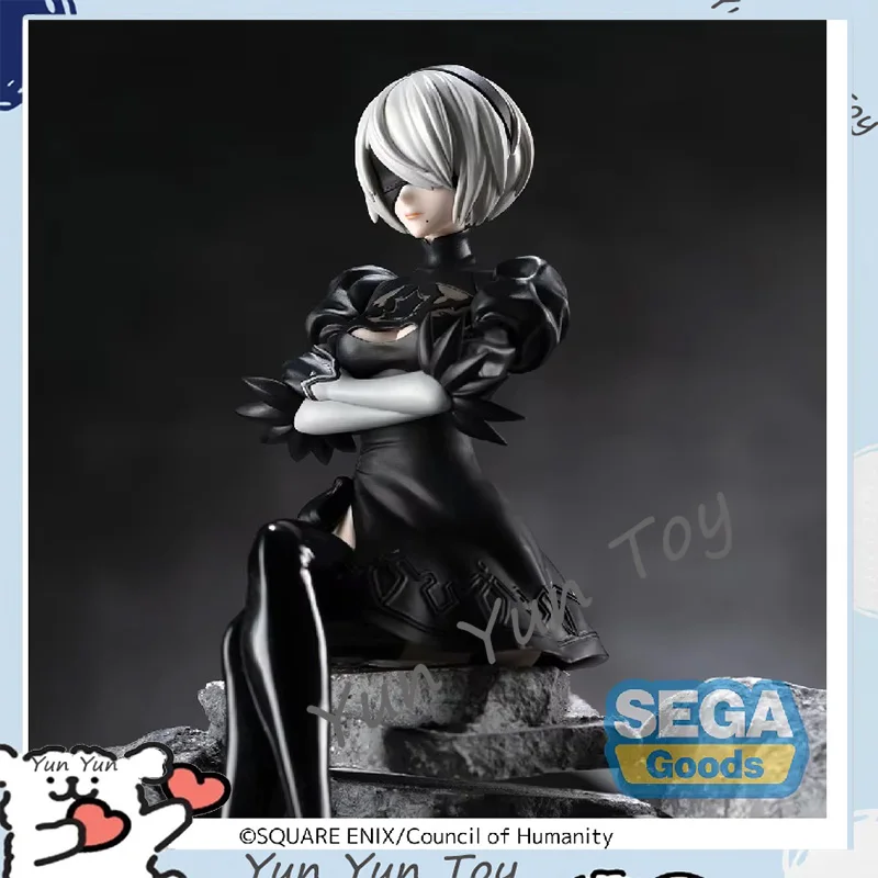 

Новинка оригинальная Sega Nier Automata Ver1 1a Yorha No 2 Тип B Аниме Фигурки игрушки 13 см экшн ПВХ Модель Коллекция подарок на день рождения