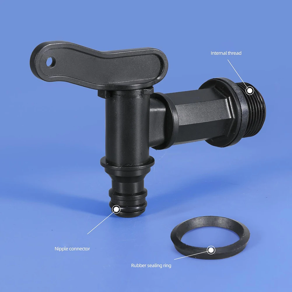 

For IBC Tank Tap Adapter Fitting Connector With Garden Hose Joint Food Safe Plastic 26 2mm Imported Coarse Thread