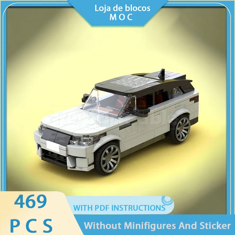 Exquisite New Product MOC Building Blocks City Car Model Range Rover Velar Technology Modular Festival Toy DIY Assembly Set