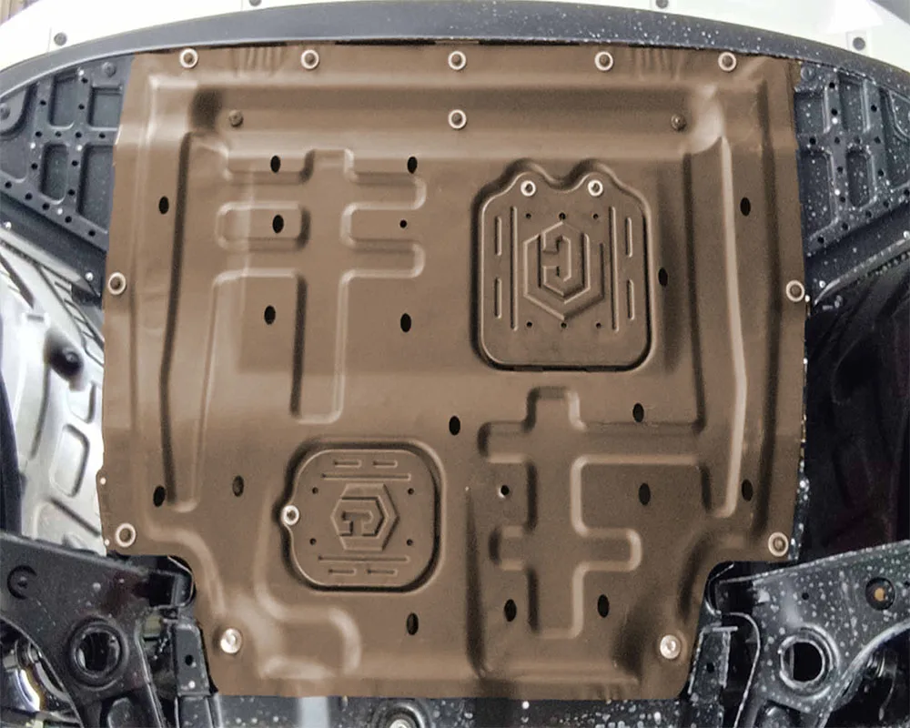 แผ่นกันโคลนใต้เครื่องยนต์สีดำคุณภาพสูงใหม่ สำหรับ CCAG CS75 PLUS 2025 1.5T