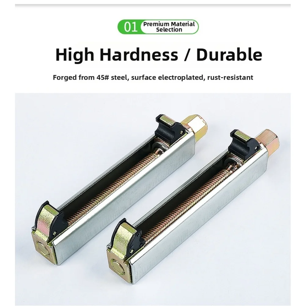 

2pcs Motorcycle Shock Absorber Spring Compressor Tool Manual Spring Removal Square Drive 105mm Clamp Distance 45# Steel