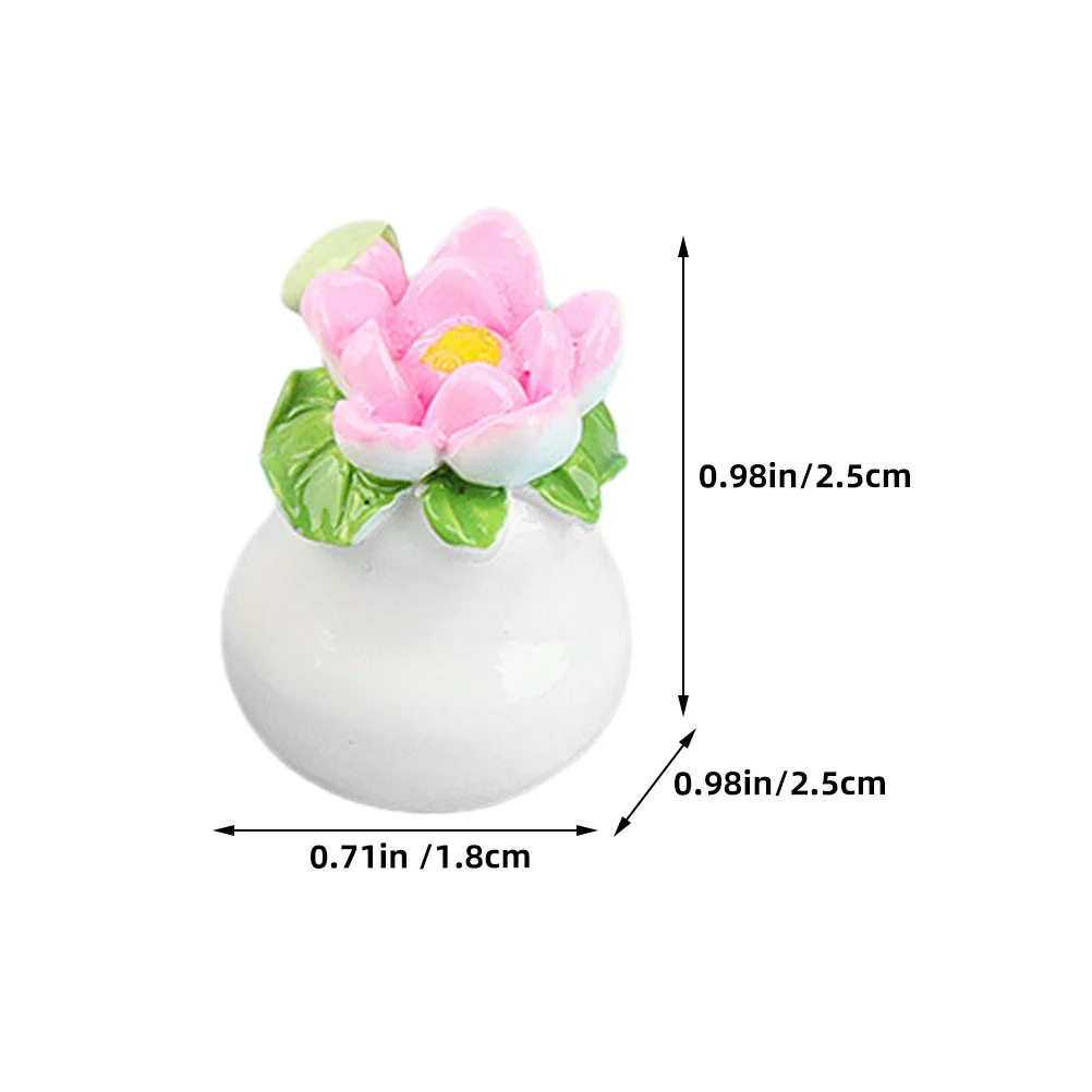 10 pezzi in miniatura decorazione di piante in vaso 10 stili misti piccoli bonsai per la casa mini casa paesaggio puntello piante artificiali adornano la casa