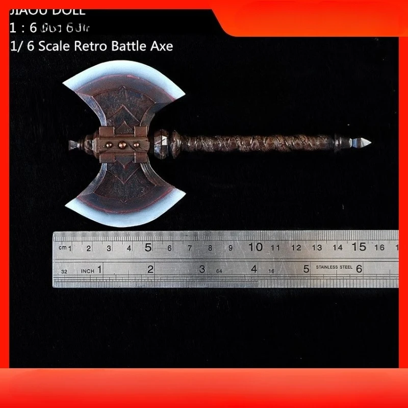 1/6 Bilancia Action Figures Retro Tomahawk Ascia Da Battaglia Armi Modello per 12 pollici Soldato Accessori Corpo Bambola Giocattolo