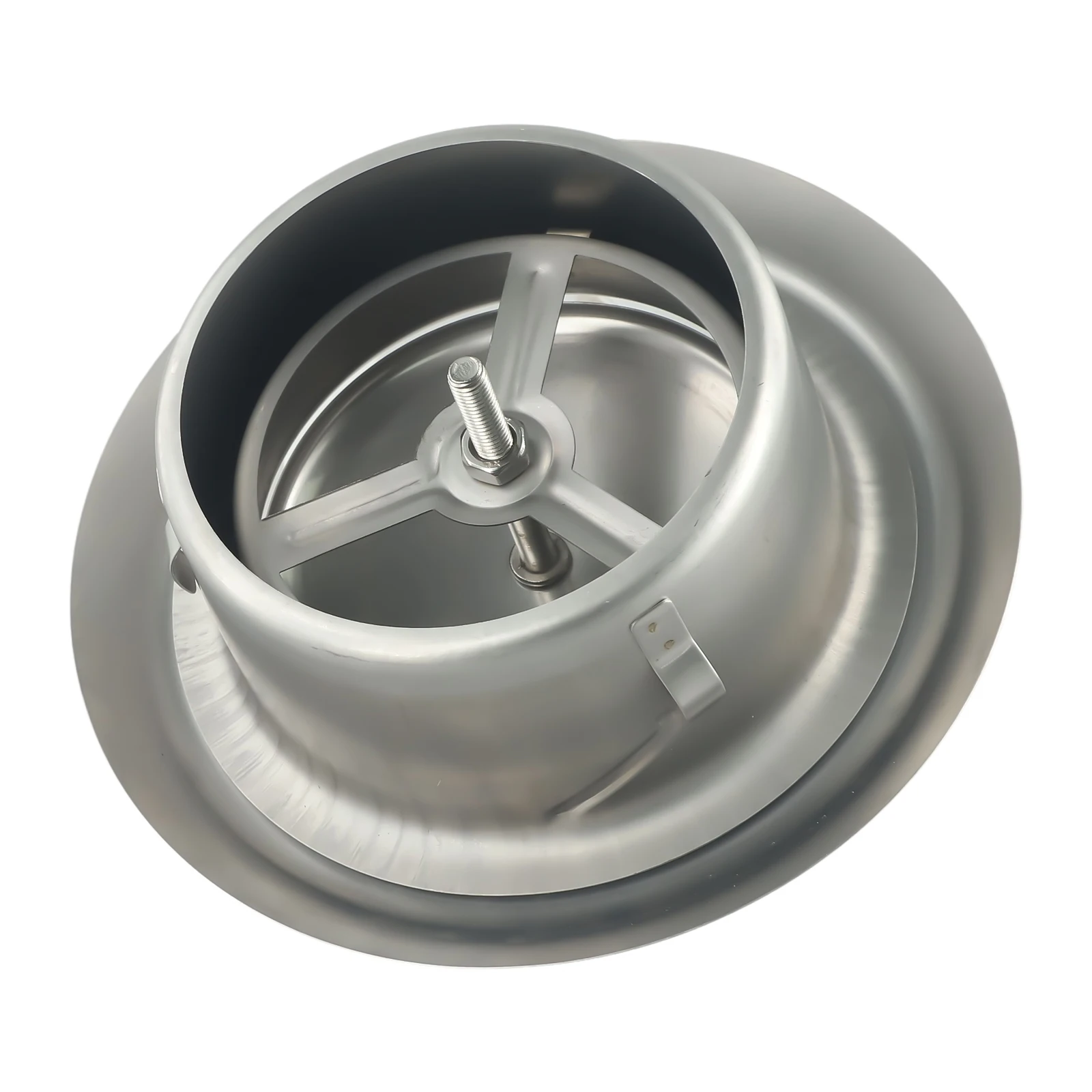 Air Outlet Stainless Steel Vent HVAC Parts Accessories Outlet Silver Exhaust Grille Fresh Air Outlet 100 125 150mm