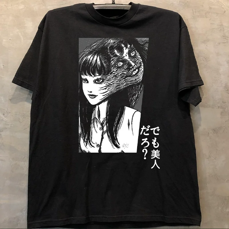 Kawashima Fumio & Ito Ryoji Anime 2D T-Shirt School-Style Casual Versatile Texture for Men And Women.cotton t shirt, 100% cotton tee, soft breathable t-shirt, summer short sleevetops, unisex graphic tee, plus size t shirts                                .