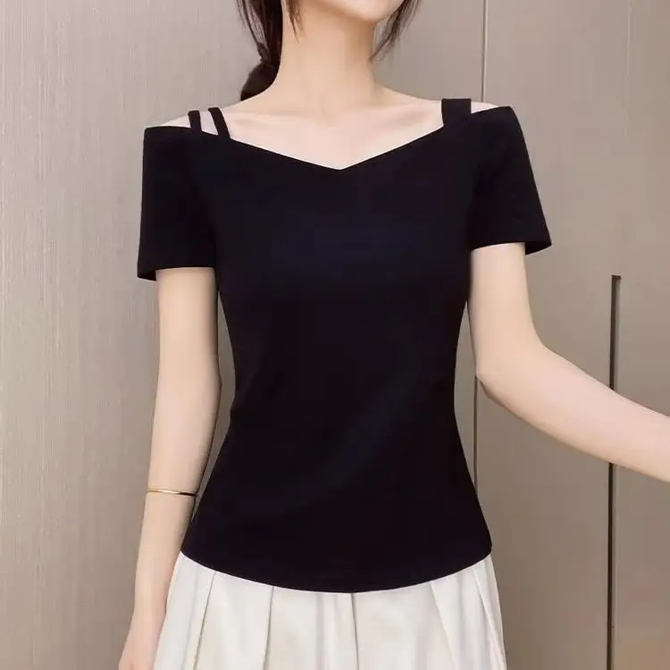 Plain Women's Cotton T-Shirt Essential Wardrobe Staple Crew Neck Comfort Fit Tee