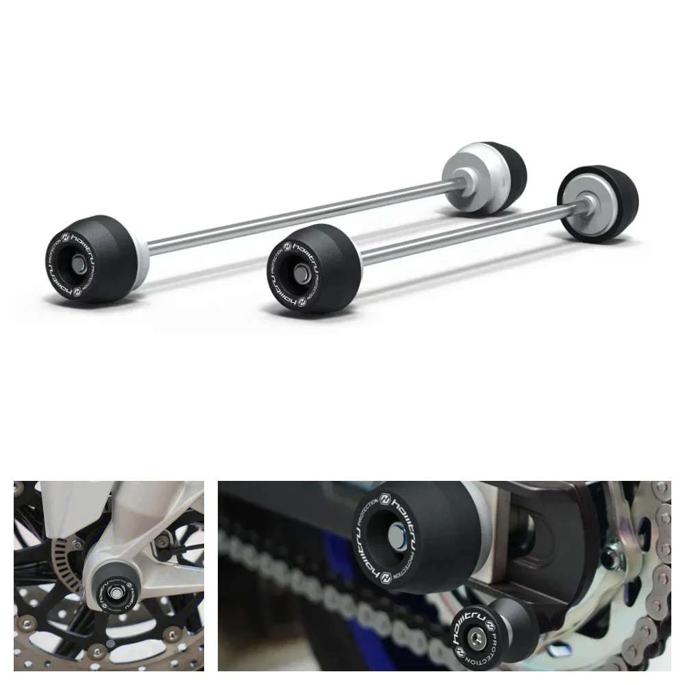

GSX-8R GSX-8S Rear Front Axle Fork Crash Sliders Cap Pad For Suzuki GSX-8S GSX-8R 2023 2024 2025 Motorcycle Wheel Protector Kit