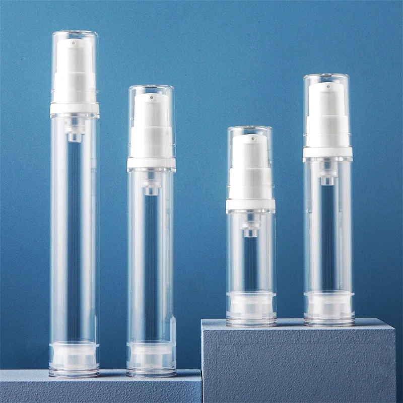 5ml 10ml 15ml Travel Sub-Bottling AS Vacuum Spray Lotion Eye Cream Refill Bottle Empty Portable Airless Pump Bottle Liquid Vials