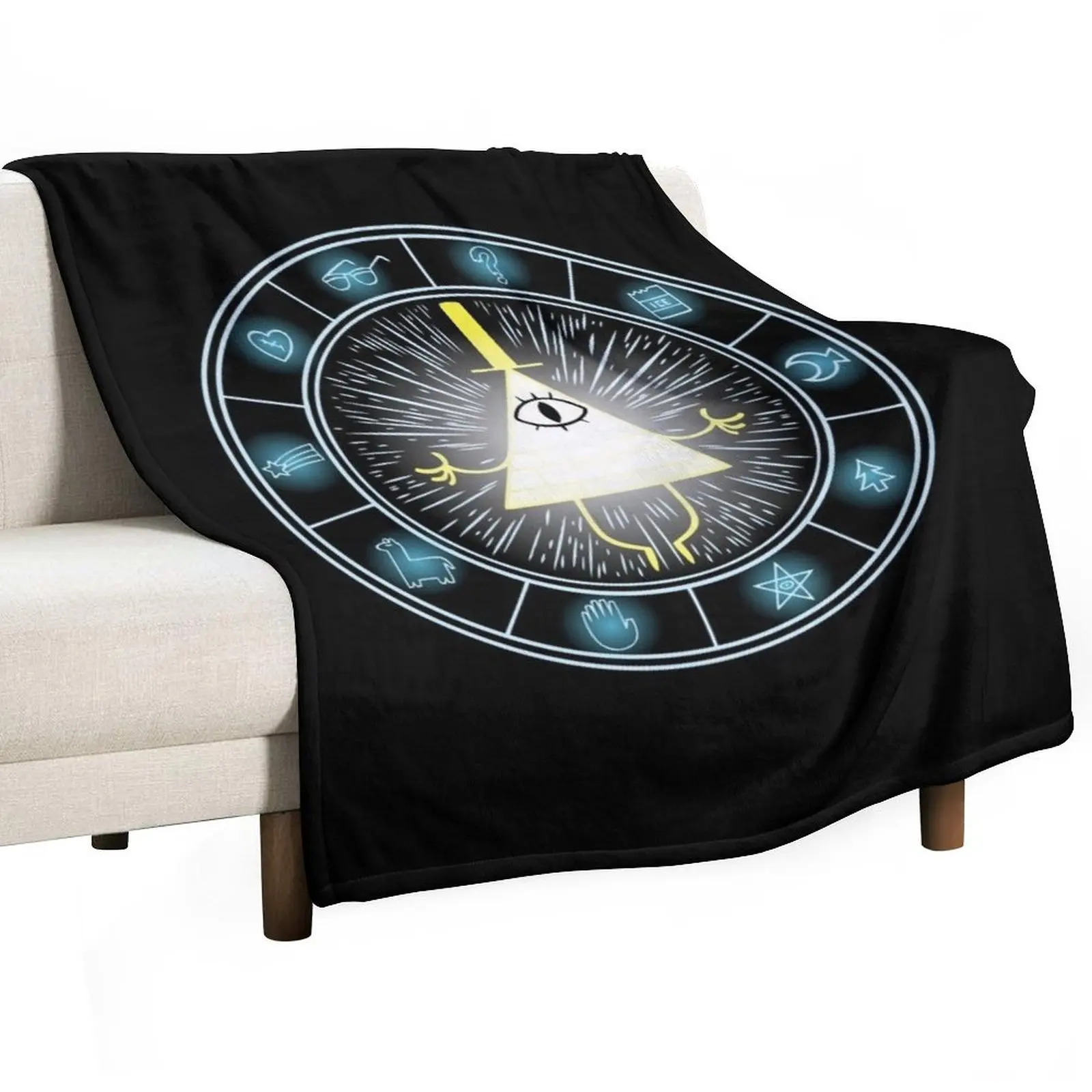 Bill Cipher Throw Blanket Shaggy Extra Large Throw Blankets