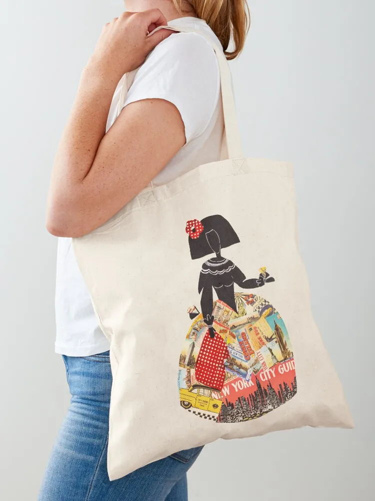 

MENINA STATE OF MIND Tote Bag shopper bag women canvas tote bag men's Portable shopping Custom