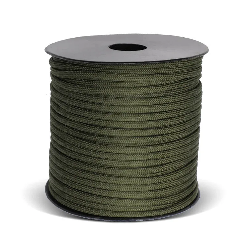 50m 550 Military Paracord 9 Strand 4mm Tactical Parachute Cord Camping Accessories DIY Weaving Rope Outdoor Survival Equipment