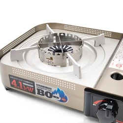 Camping Windshield Stove Accessories for Iwatani CB-AH 41-F Suitable for Stainless Steel Windproof Ring Pure Titanium Bracket
