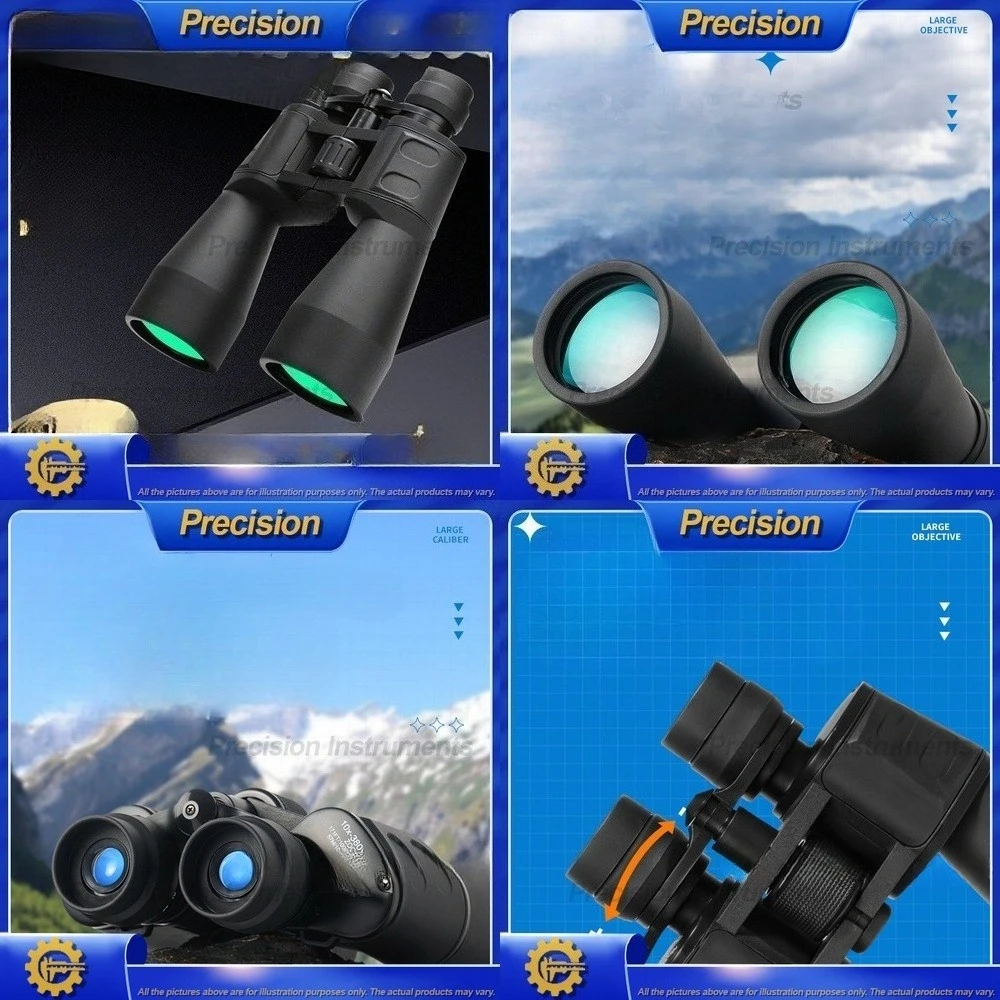 

2026 High Power 10-380X100 Telescope for Outdoor Travel Scenic Viewing Concerts Low Light Night Vision Binoculars with HD