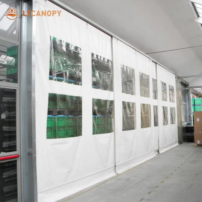 Industrial Side Curtain Mesh Tarp Anti Dust Waterproof PVC Coated Tarp Customized Product No Fixed Sizes Custom Size Customized
