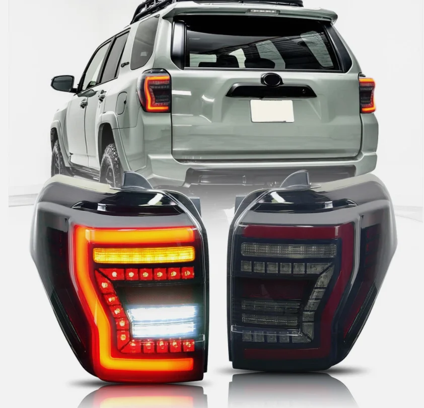 

Светодиодные задние фонари для Toyota 4Runner 2010-2021 SR5 TRD, анимация запуска, последовательный индикатор, задние фонари