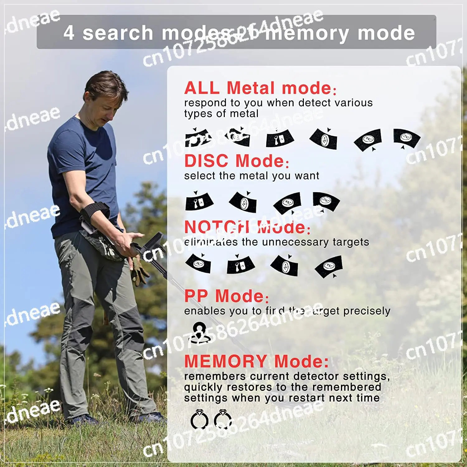 

Металлоискатель Подземный Охота за сокровищами Золото, Серебро, Медь, Железо Металлоискатель Охота за сокровищами