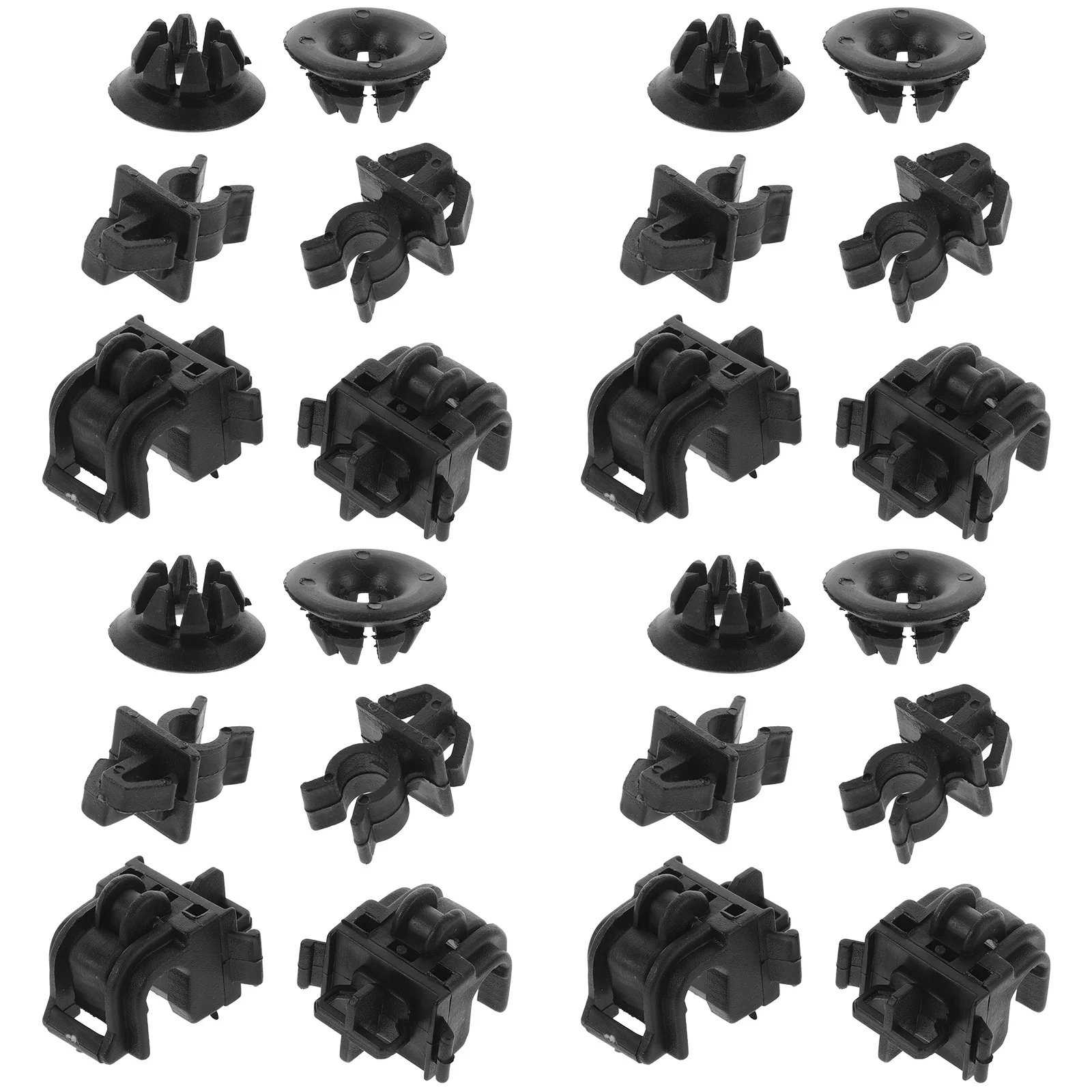 

20Sets Hood Prop Rod Clip Durable Car Accessory Precision Fit Hood Support Clamp Auto Parts Car Accessory Rod Clip