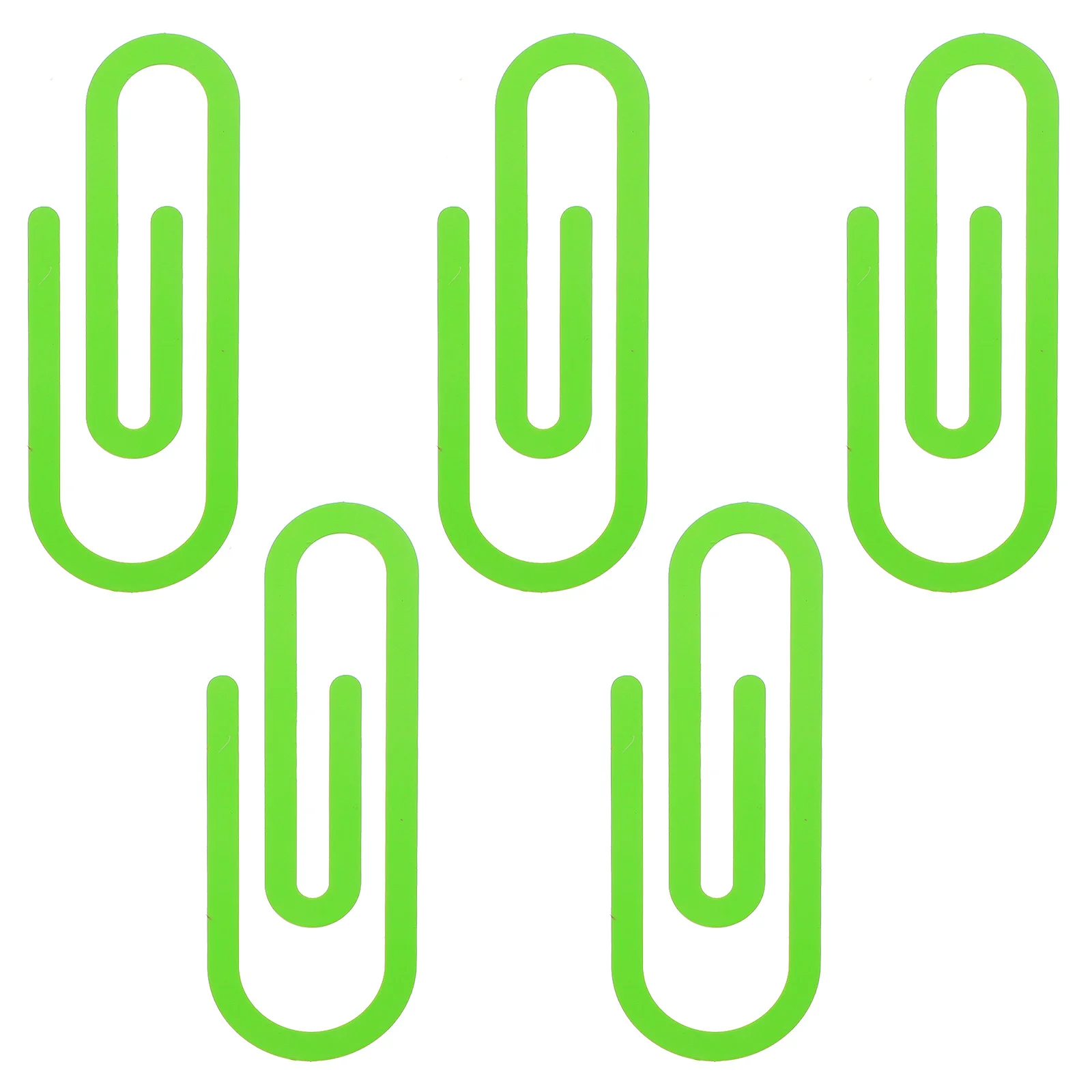 5Pcs Metal Paper Clips Creative Shaped Small Paperclips for Office Documents Bookmarks Decorative Clips Hand Paper Clip