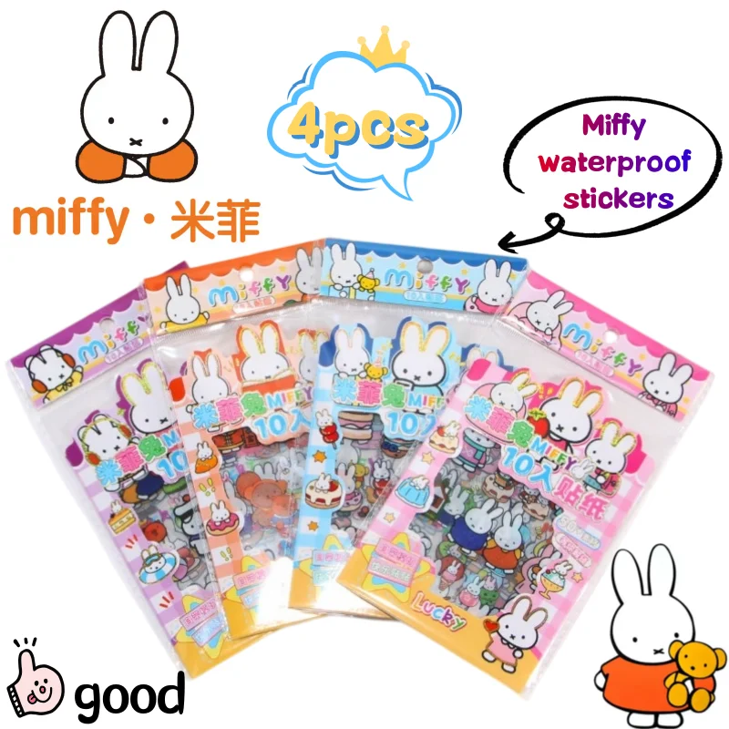 Atv Parts - Miffy Rabbit Sticker Creatieve Cartoon Animatie
