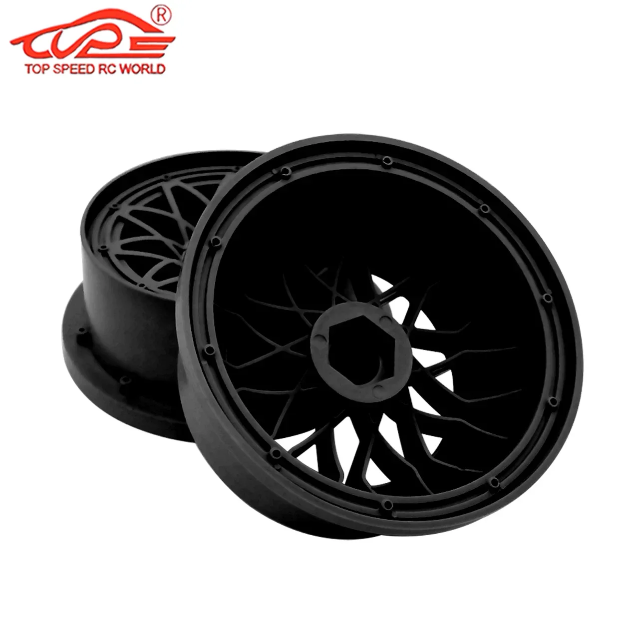 Nylon Rear or Front Wheel Hub or Outside or Inside Beadlock Wheels Rim for 1/5 Rc Car HPI ROFUN ROVAN KM BAJA 5B SS Buggy Parts