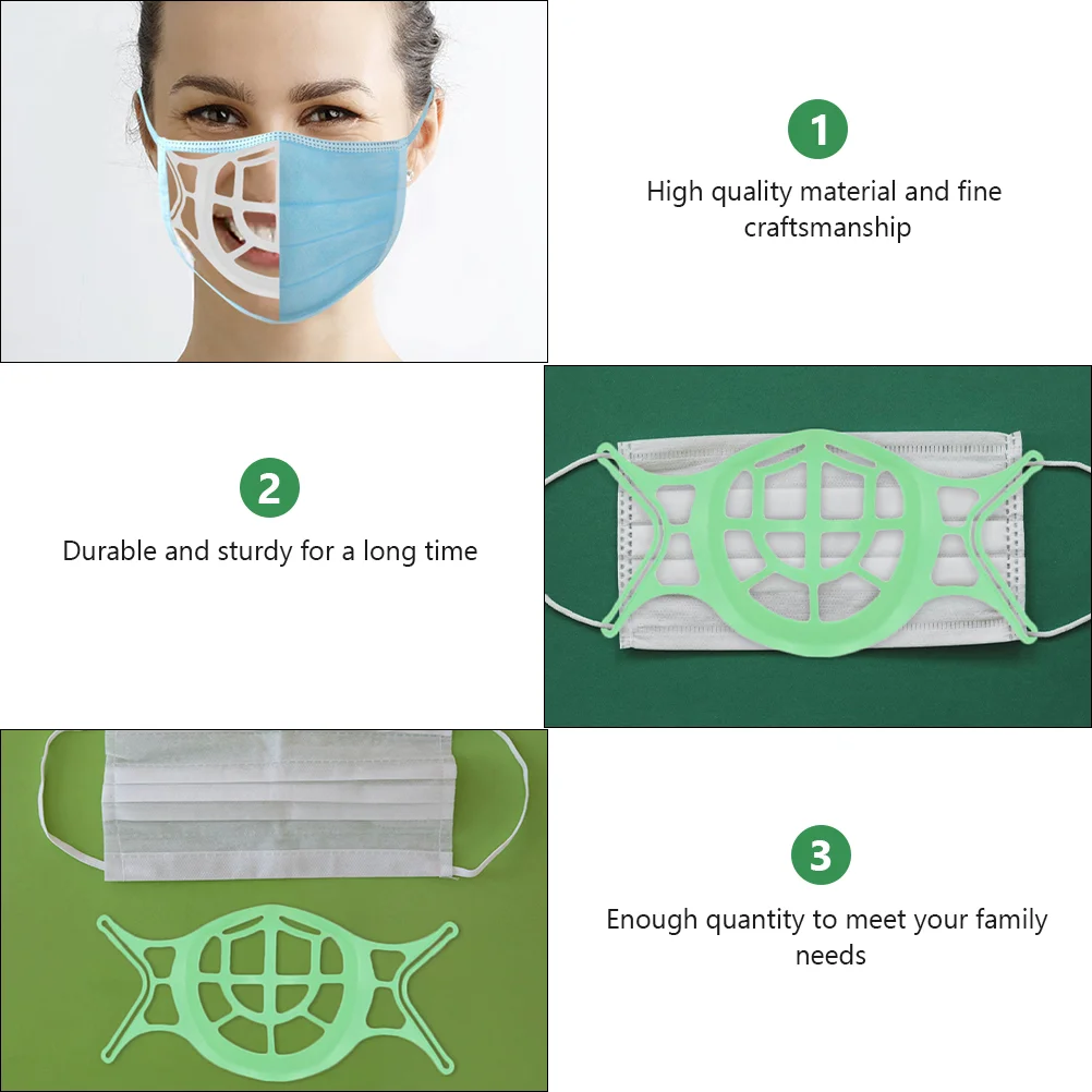 6 Pcs Mask Makeup Protection Comfort Inner Frame Breathable Bracket Support Face