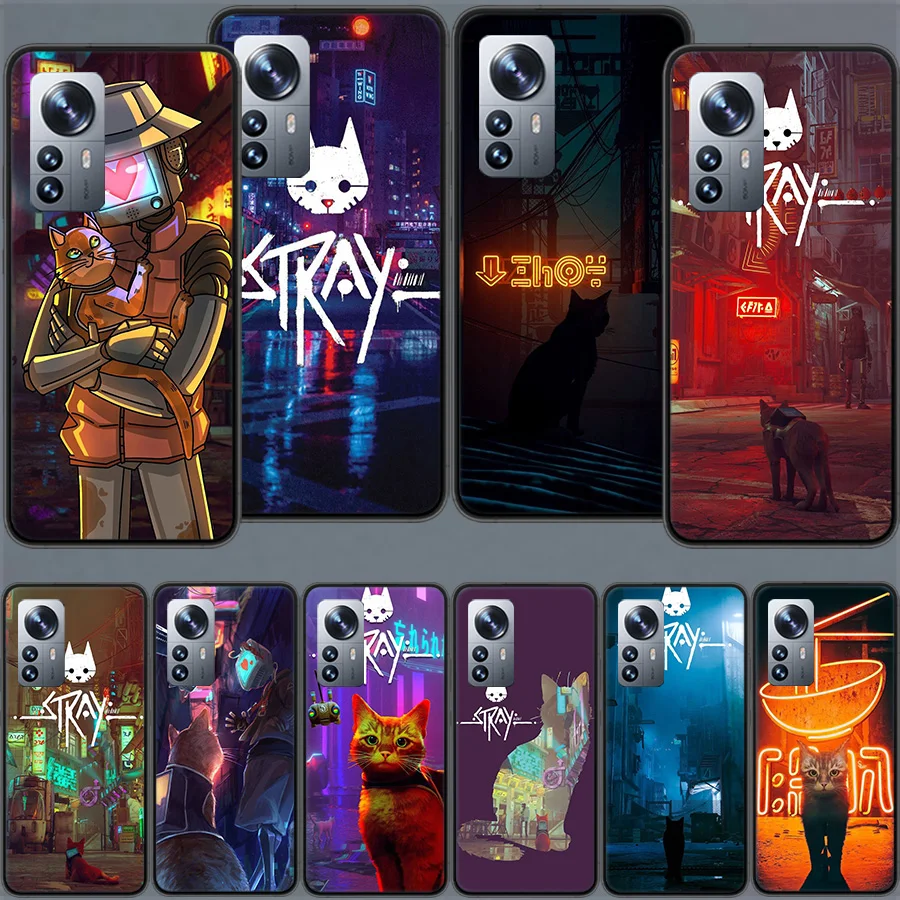 Чехол для телефона Game S-Stray Cat для Xiaomi Poco X7 X6 M8 M7 M6 M4 M3 X4 Pro F7 Ultra M5S Mi 14 14T 15 15T 12T 10T Pro 12S 12 11 Lite