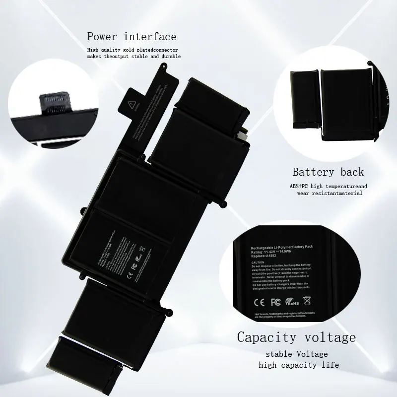 Imagem -04 - Dxt-bateria do Portátil para Apple Macbook Pro 13 Retina A1582 A1502 2013 2014 2023 02000010 Ano Novo