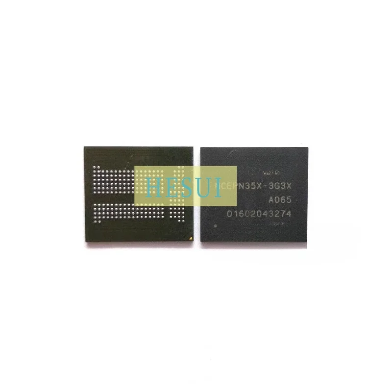 Used&Not NEW&Send after Measure NCEPN35X-3G3X emcp mobile phone hard disk 221 ball flash memory chip IC font library 0-10