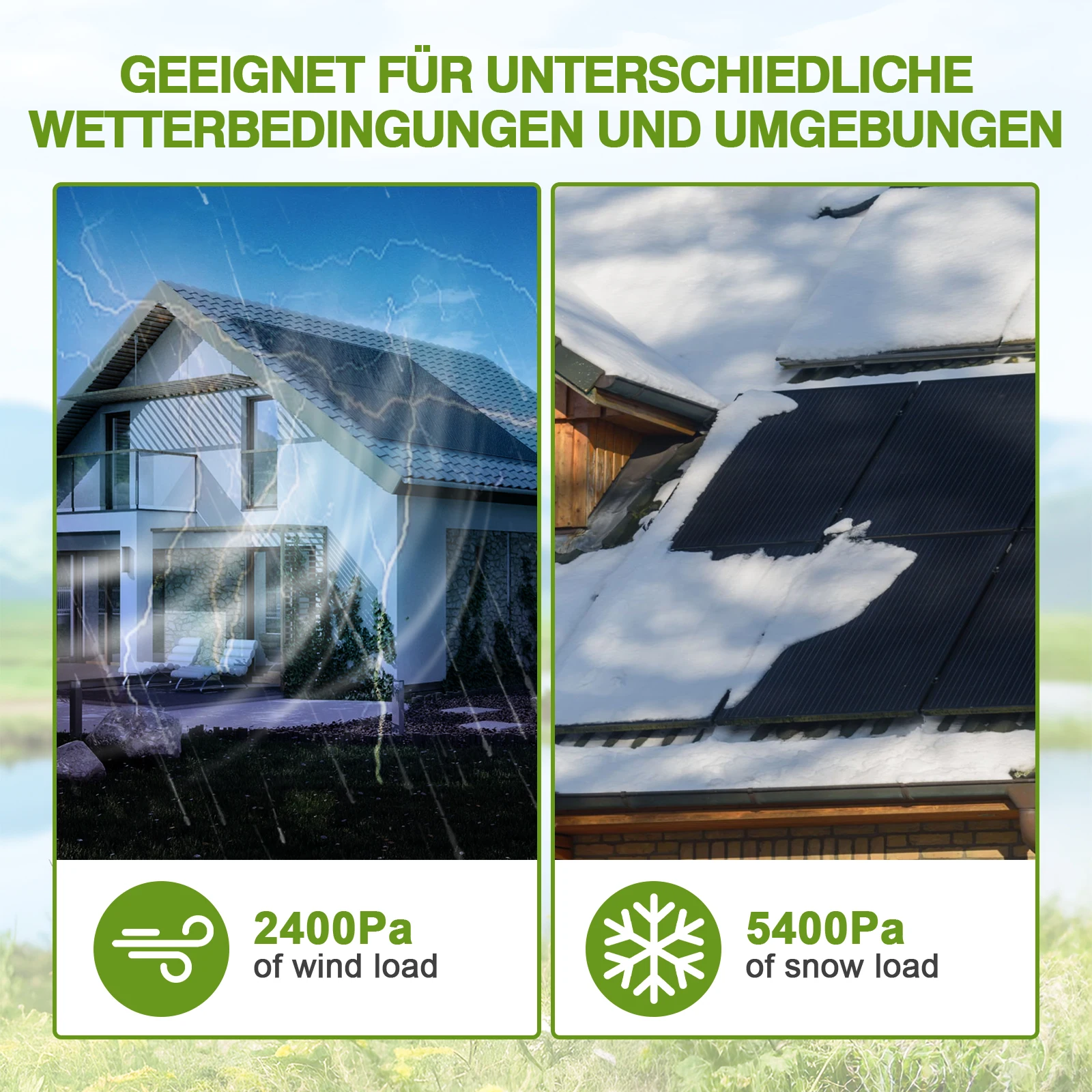 WERCHTAY 200 واط لوحة شمسية أحادية البلورية سوداء عالية الكفاءة مع تقنية مخفية بسبار لشاحنات RVs والمركبات والطاقة المنزلية #3