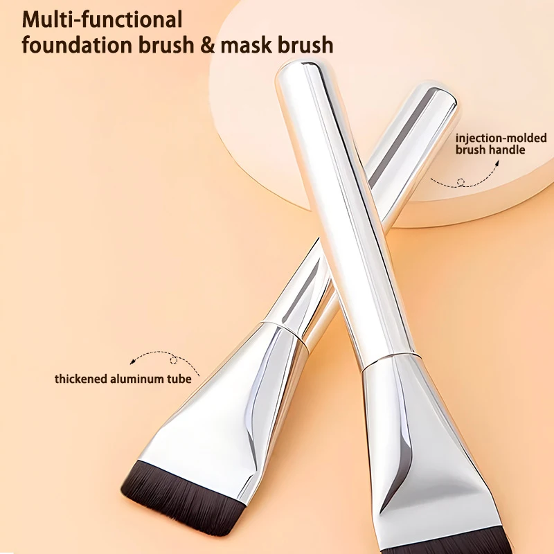 brush for makeup base Ultra Thin Foundation Brush Flat Contour Brush Facial mask brush cheap makeup brush