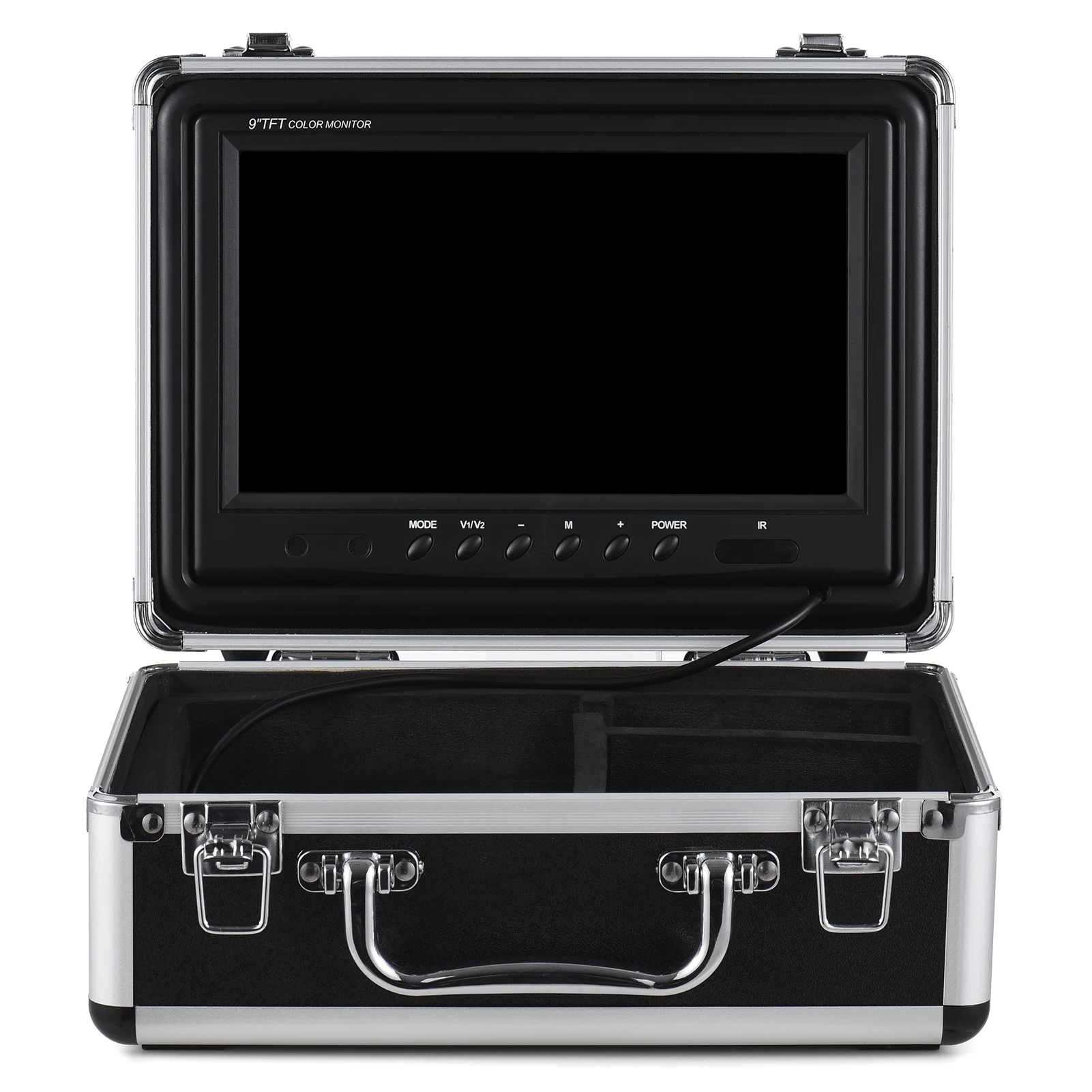 9 بوصة شاشة الكريستال السائل 1200TVL كاميرا الصيد تحت الماء صياد السمك مع 12 IR المصابيح 15 متر/30 متر/50 متر كابل IP68 مقاوم للماء للبحر