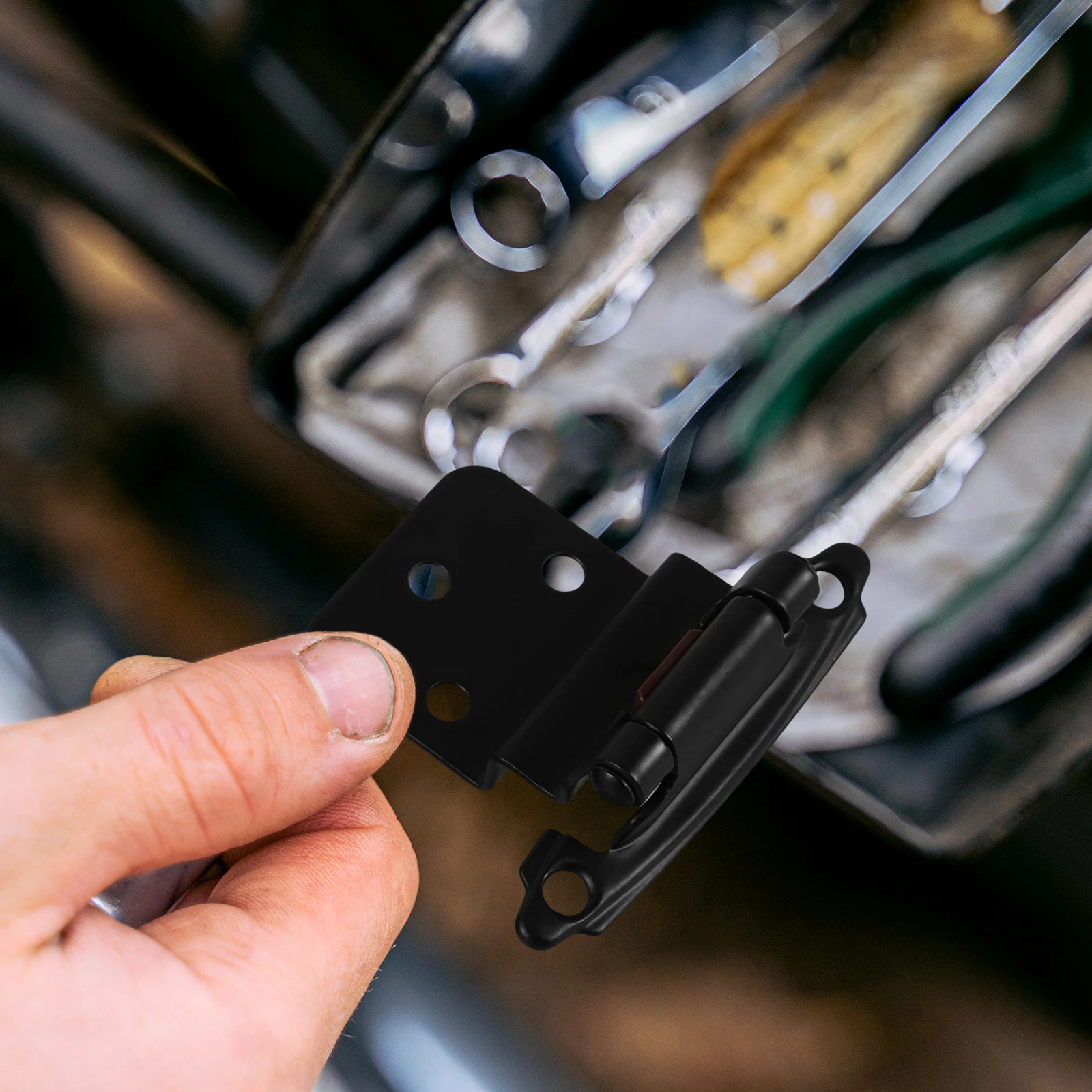 

2Pcs Kitchen Cabinet Hinges Metal Self Closing Cabinet Door Hinges Soft Close Dampers Furniture Hardware Metal Hinge