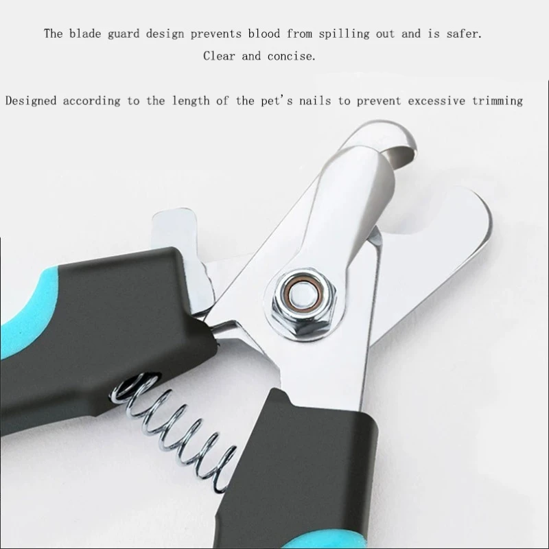 Pet Nail Clipper and Nail File Set Specially Designed for Cats and Dogs Nail Clipper for Pets Pet Cleaning Supplies Safer Option