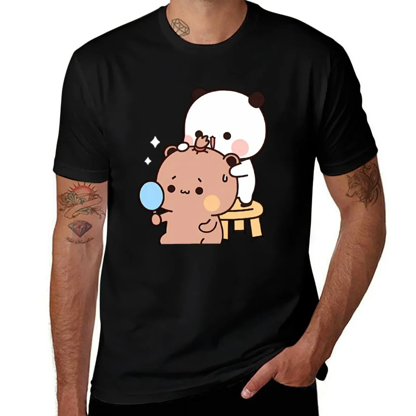 

bubu dudu dancing in love T-Shirt oversized graphic t shirts shirts graphic tee mens t shirt graphic