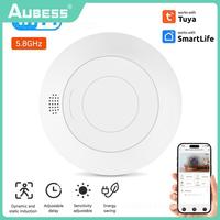 Tuya Wifi Human Presence Detector MmWave PIR Montion Sensor Luminance Detection Smart Home Built In Relay Lighting