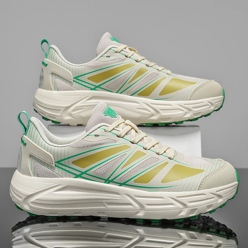 

2025 New Shock-Absorbing Sports Shoes for Men, Casual, Comfortable, Lightweight, Non-Slip, Professional Running Shoes