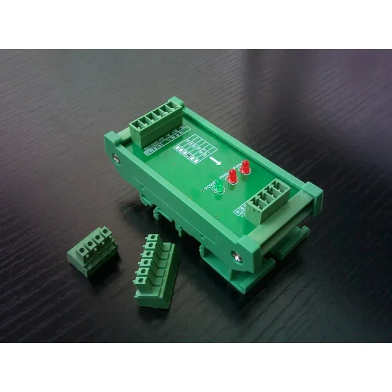 2-channel differential signal conversion single-ended collector, grating ruler servo encoder signal to PLC