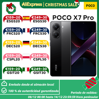 Global Version POCO X7 Pro Dimensity 8400-Ultra Processor 1.5K 120Hz AMOLED Display 50MP Main Camera OIS 6000mAh Battery 90W