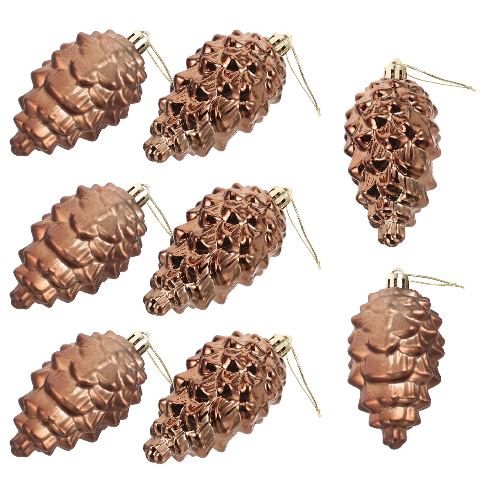 

8 Pcs Ornaments Wreath Decorating Supplies Pinecones for Christmas Tree Fillers Small Pendant Fall Decorations