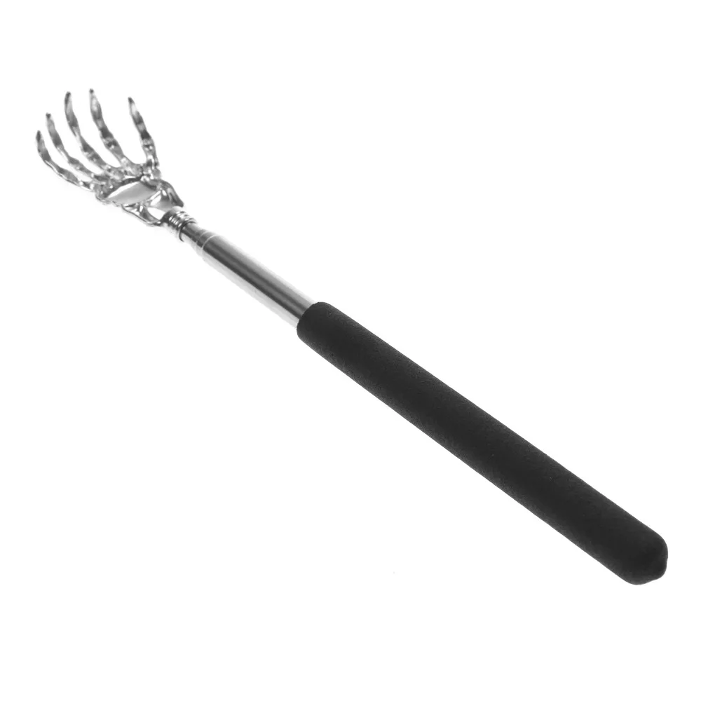 Stainless Steel Back Scratcher Telescopic Scratching Massager Extendable Itch Old Man Happy Health Products Hackle Handicrafts