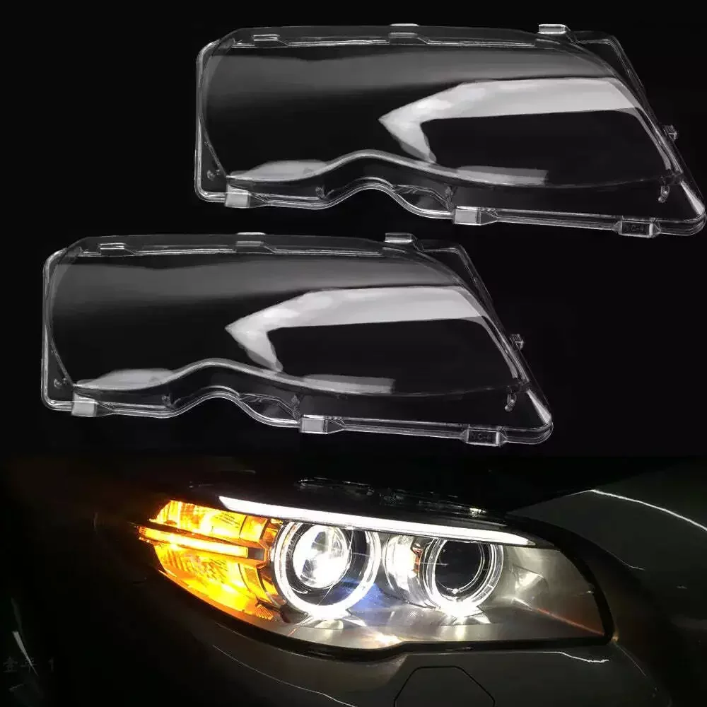 Left Right Car Headlight Light Lens Covers For BMW 3 Series E46 318i 320i 325i 4 Doors Sedan 2002-2005 Headlight Lamp shade