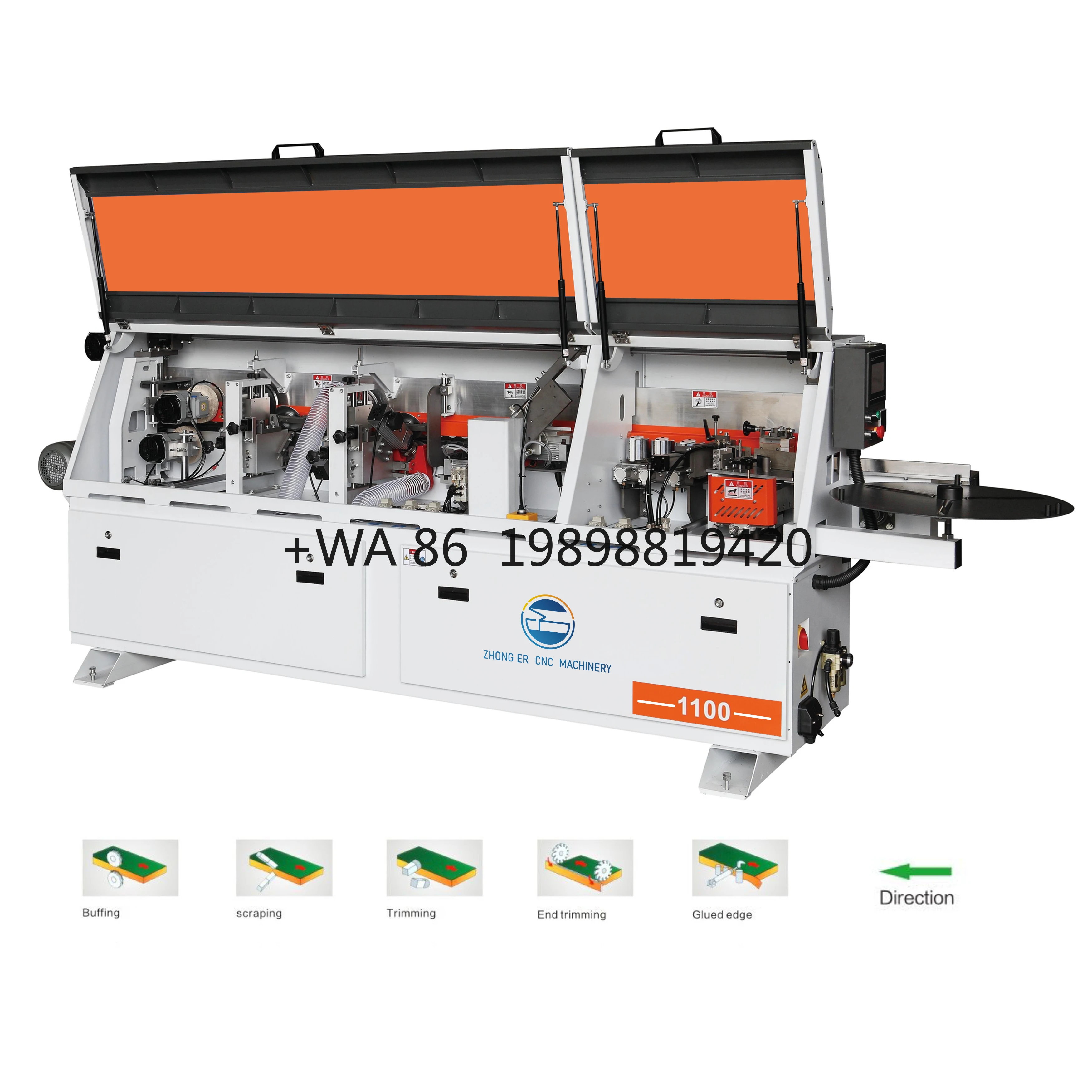 Industrial Woodworking Machinery Edge Banding Machine  Full Automatic Edge Bender