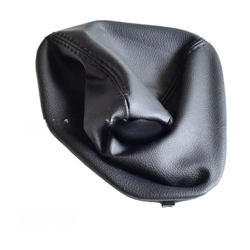 For Car Shift Gear Stick Manual Shift Boot Black Leather Boot with Fra Zza for E30 E36 E39 E46 E81 E82 E87 E88 E90 E91 E92 E93